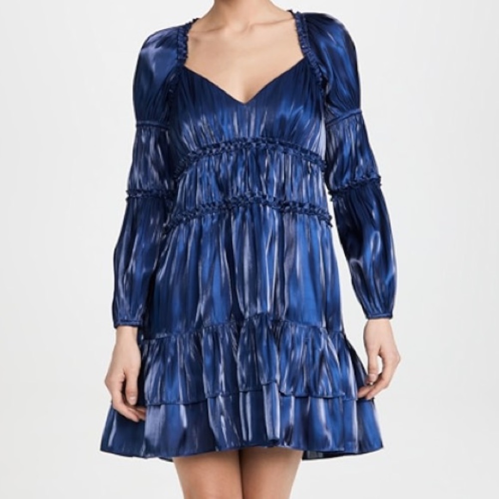 Cinq a Sept Tammy Tiered Shift Dress Size 0